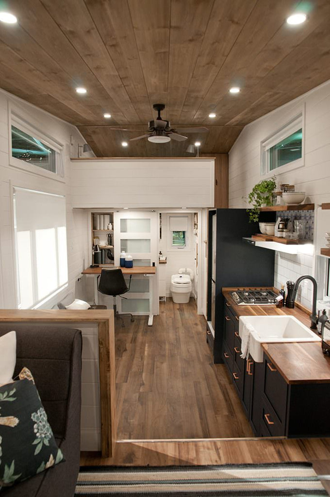 331-sqft “Noyer” Tiny House on Wheels by Minimaliste Tiny Houses