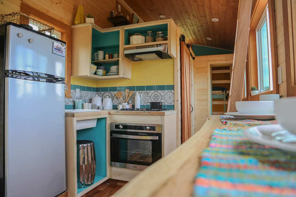 The Colorful "Beachy Bohemian" Tiny House by Tiny Heirloom