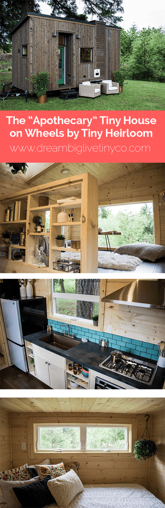 The “Apothecary” Tiny House on Wheels by Tiny Heirloom