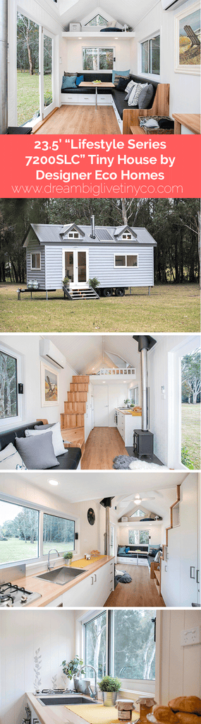 23.5' "Lifestyle Series 7200SLC" Tiny House on Wheels by Designer Eco Homes