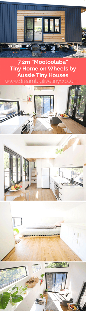7.2m “Mooloolaba” Tiny Home on Wheels by Aussie Tiny Houses