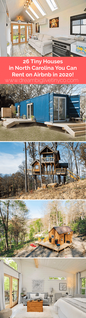 26 Tiny Houses in North Carolina You Can Rent on Airbnb in 2020!