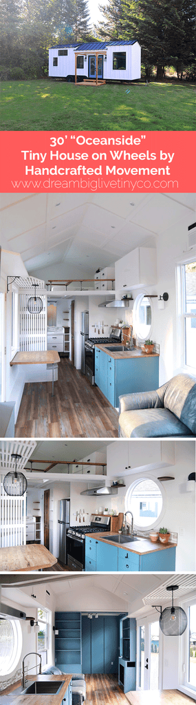 30' "Oceanside" Tiny House on Wheels by Handcrafted Movement