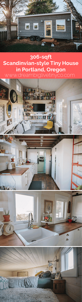 306-sqft Scandinavian-Style Tiny House in Portland, Oregon