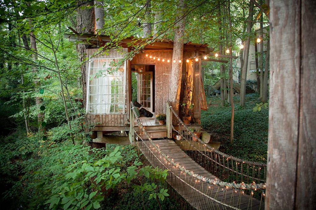 Secluded Intown Treehouse in Atlanta, Georgia - Tiny Houses for Rent on Airbnb