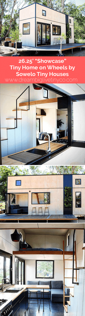 8m "Showcase" Tiny Home on Wheels by Sowelo Tiny Houses