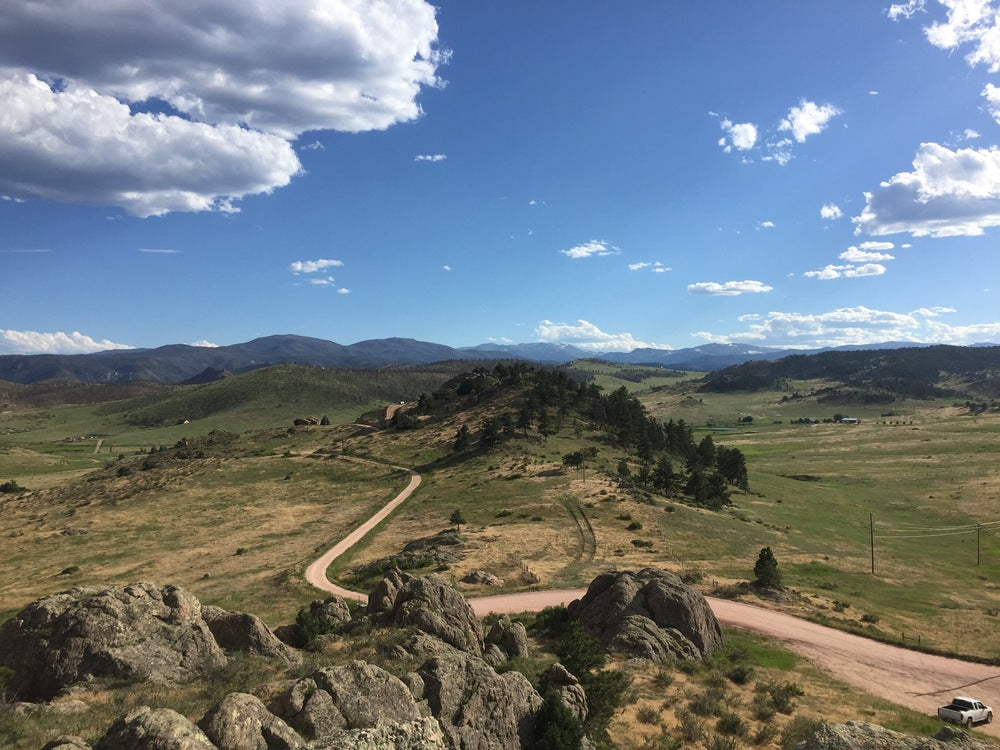 Warner's Hidden Corner tiny house view in Fort Collins, Colorado