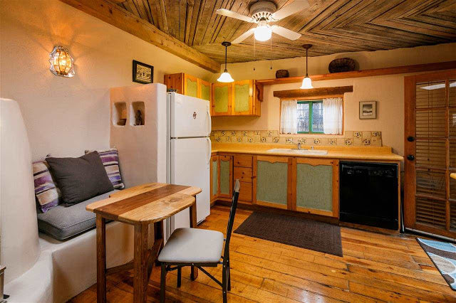 Santa Fe Pueblo Style Tiny Home Interior - Kitchen