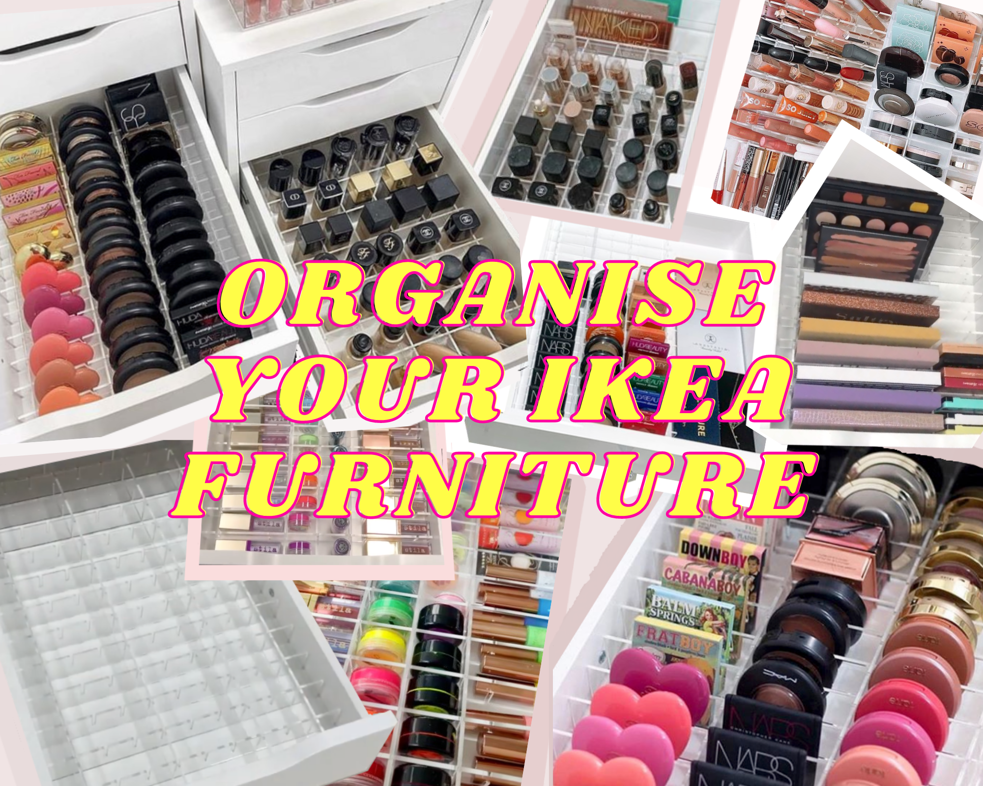IKEA Makeup Storage: Custom Designed Organisers IKEA Furniture Etoile Collective