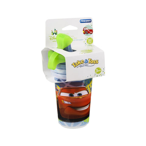 First Years Y9294 10 Oz Cars Take & Toss Sippy Cup