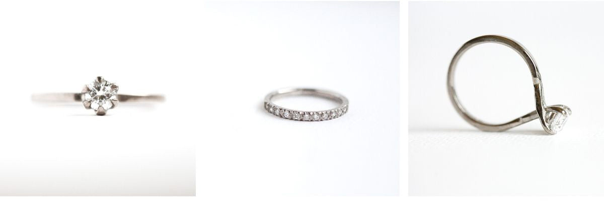 Ethical diamond rings from Audrey Claude Jewellery