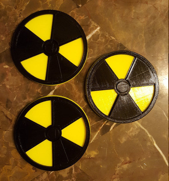 radioactive coaster set
