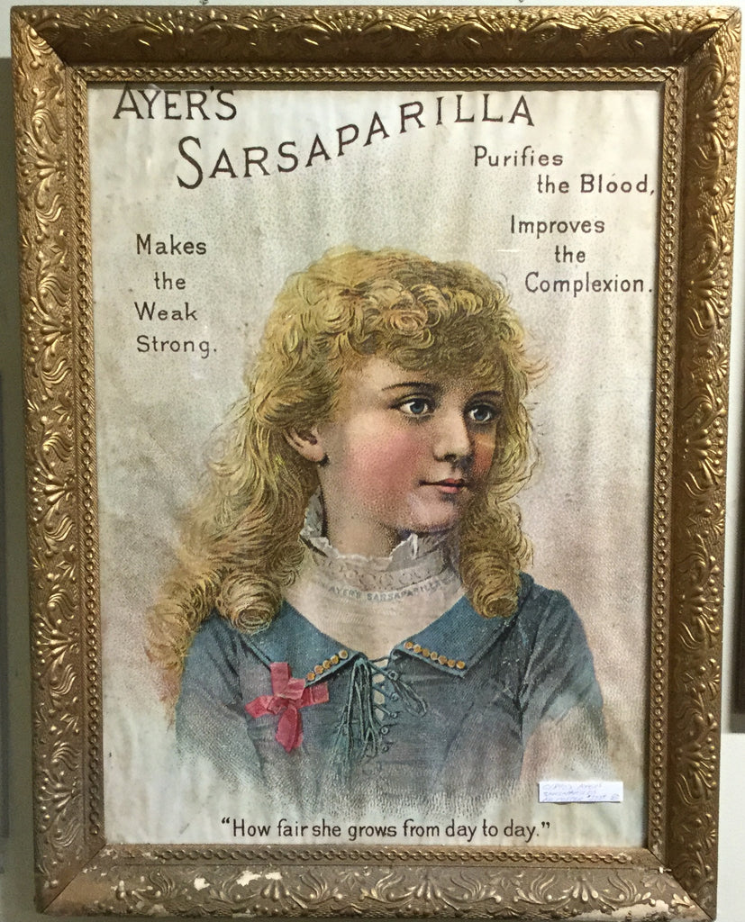 1890’s Ayers Sarsaparilla Ad Poster