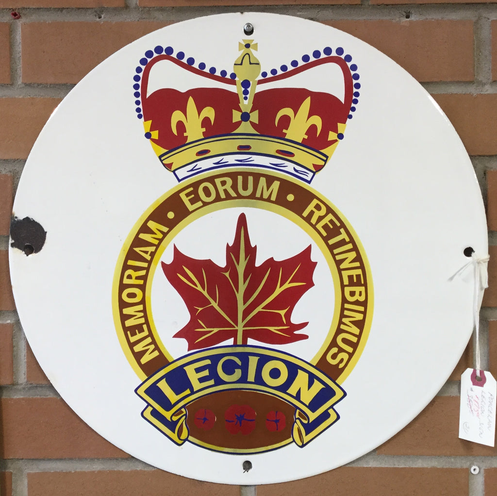 Porcelain Legion Sign