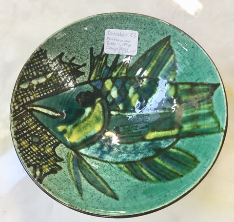Art Pottery Fish Bowl