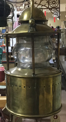 Brass Sailboat Candle Lantern