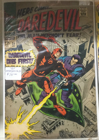Daredevil Comic Book 35, 12 Cents