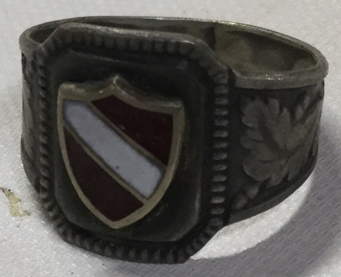 German Man's Sterling Ring WWII