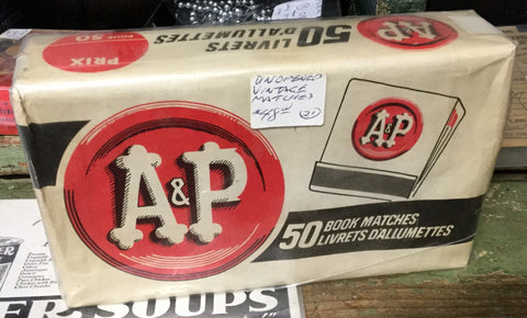 A & P Unopened Matches