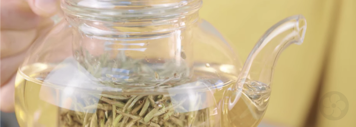 infuser baskets are preferred to give room for water and leaves to circulate