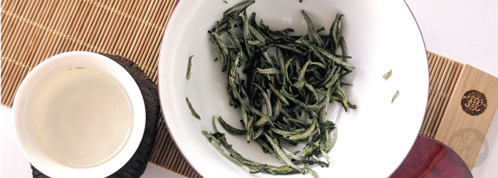 White teas grown outside of Fuding County often have larger buds or leaves.