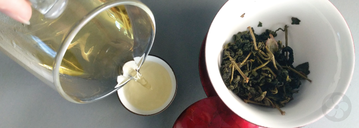 Lightly oxidized oolongs are tightly rolled to reduce surface area and keep fresh longer.