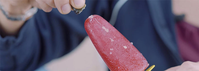Hibiscus and lime popsicles are a tart and refreshing treat for summer!