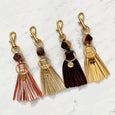 Rosé Wine Barrel Tassel Keychain - Olive and Poppy