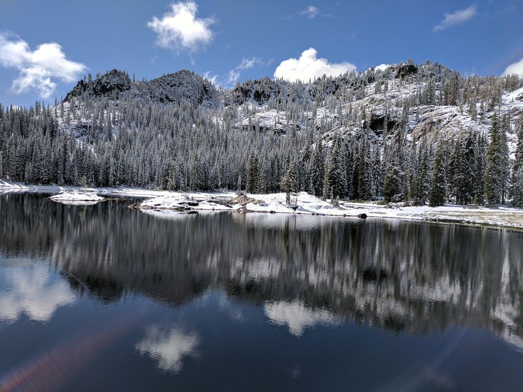 Blue Lake Idaho Boise National Forest hike