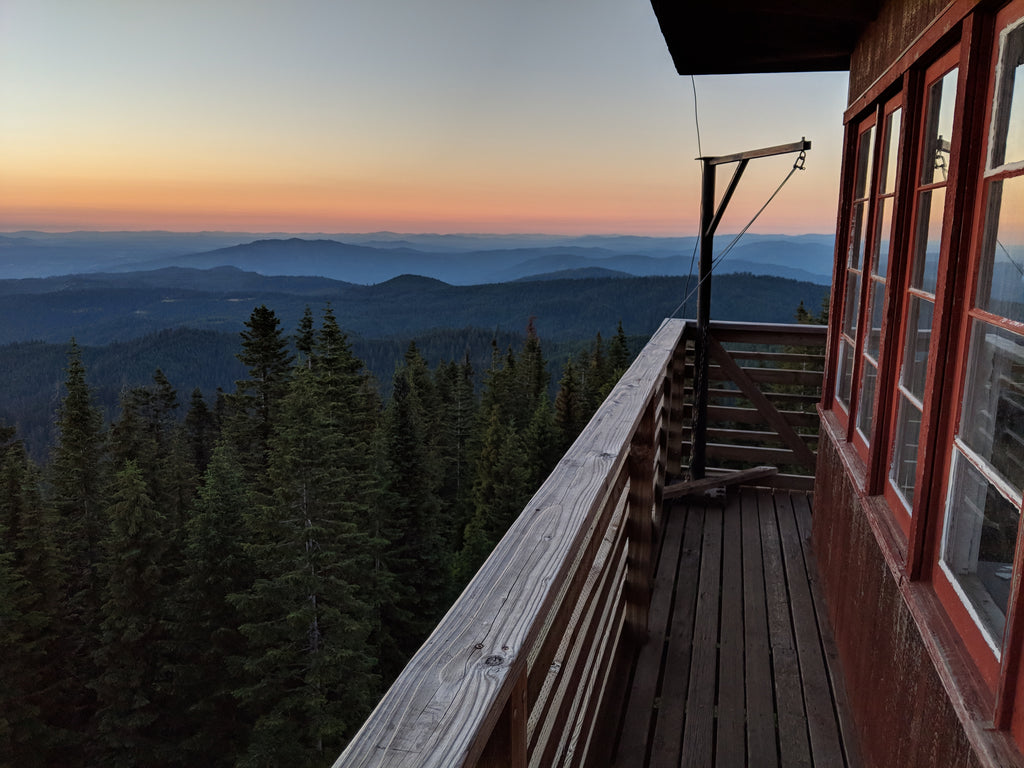 Lookout Butte Idaho fire lookout tower offline outdoors