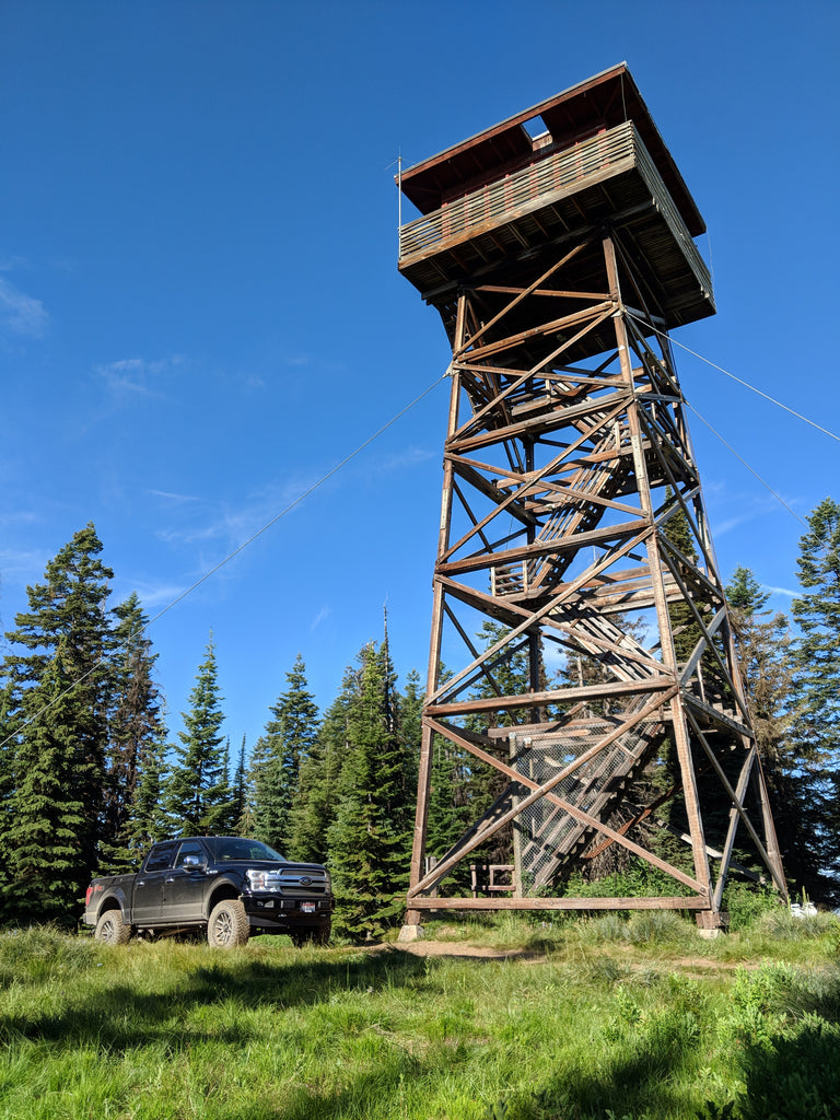 Lookout Butte Idaho fire lookout tower offline outdoors