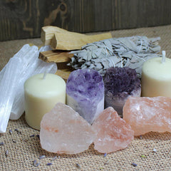 smudging crystal collection