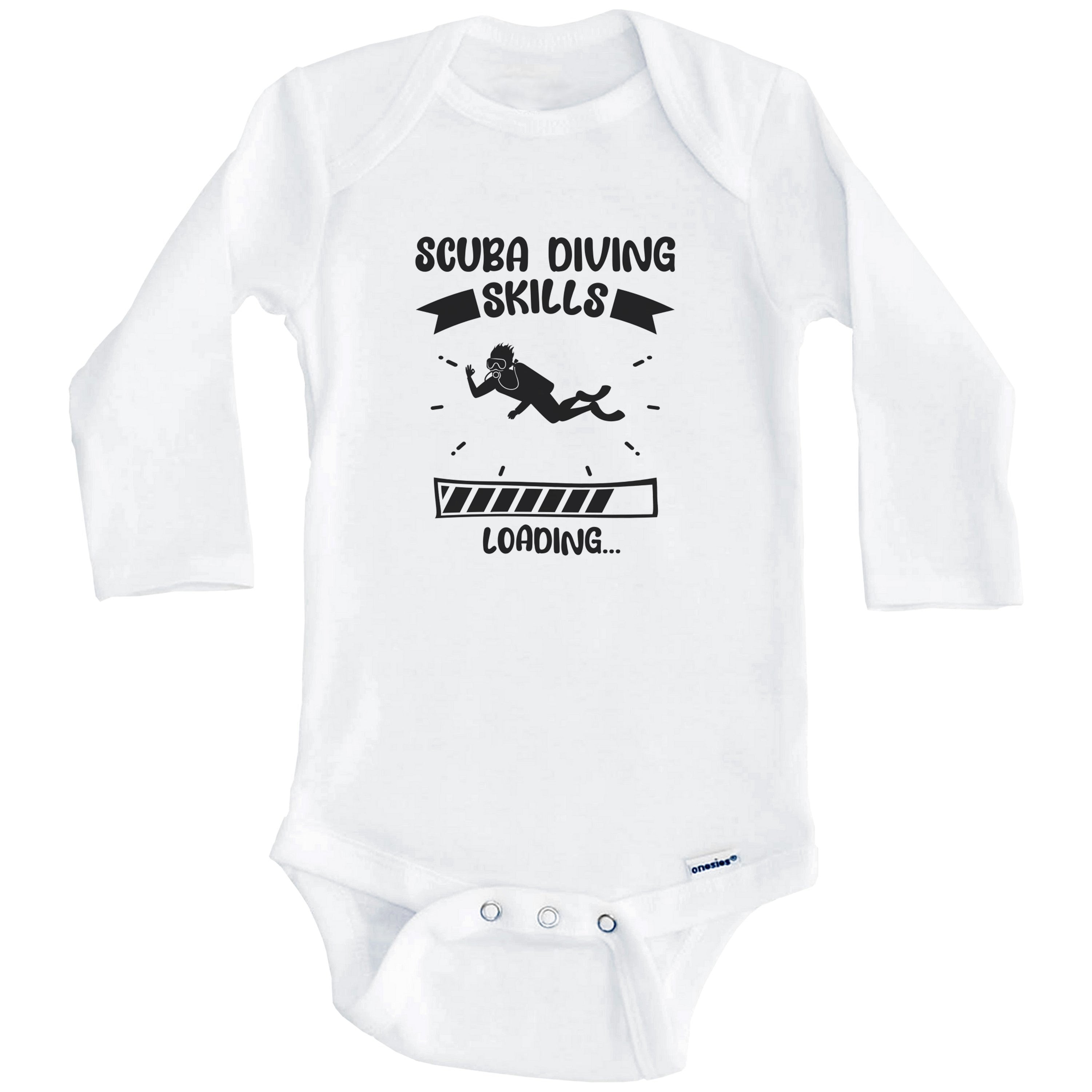 Scuba Diving Skills Loading Funny Scuba Diving Baby Bodysuit (Long Sle –  Really Awesome Shirts