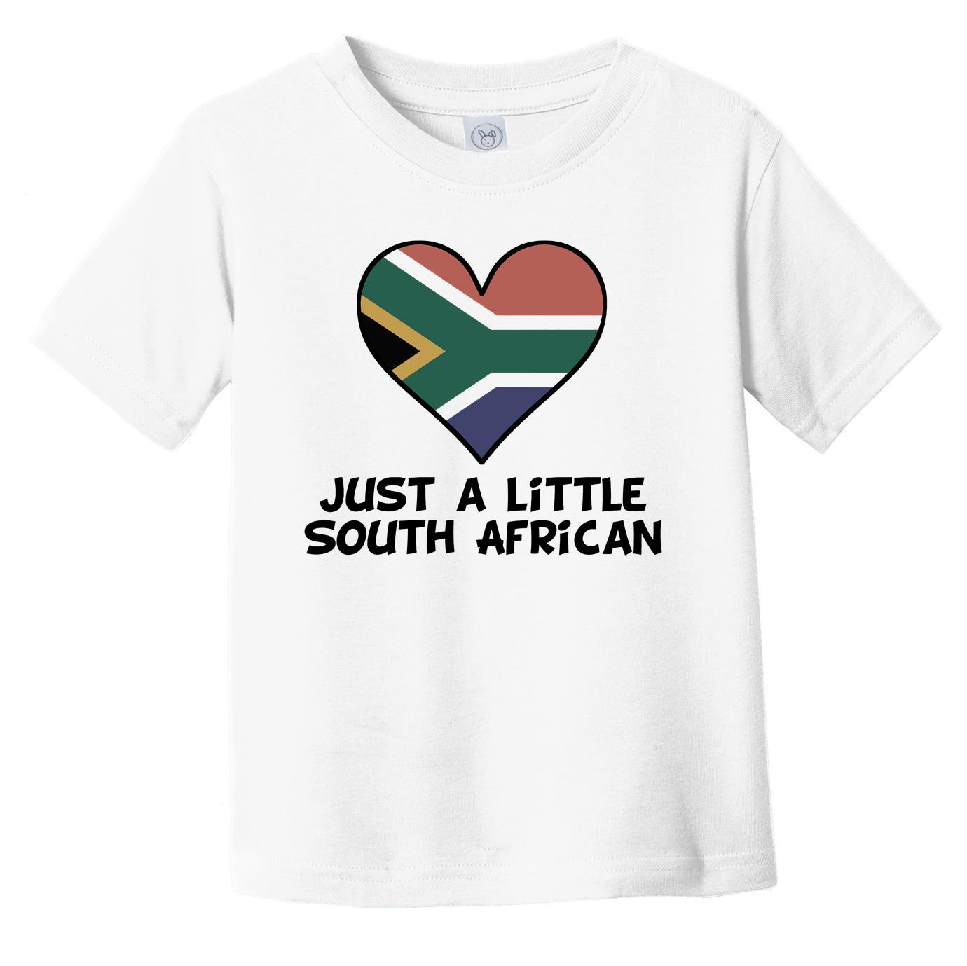 Pelagic spøgelse Rejse tiltale Just A Little South African T-Shirt - Funny South Africa Flag Infant T –  Really Awesome Shirts