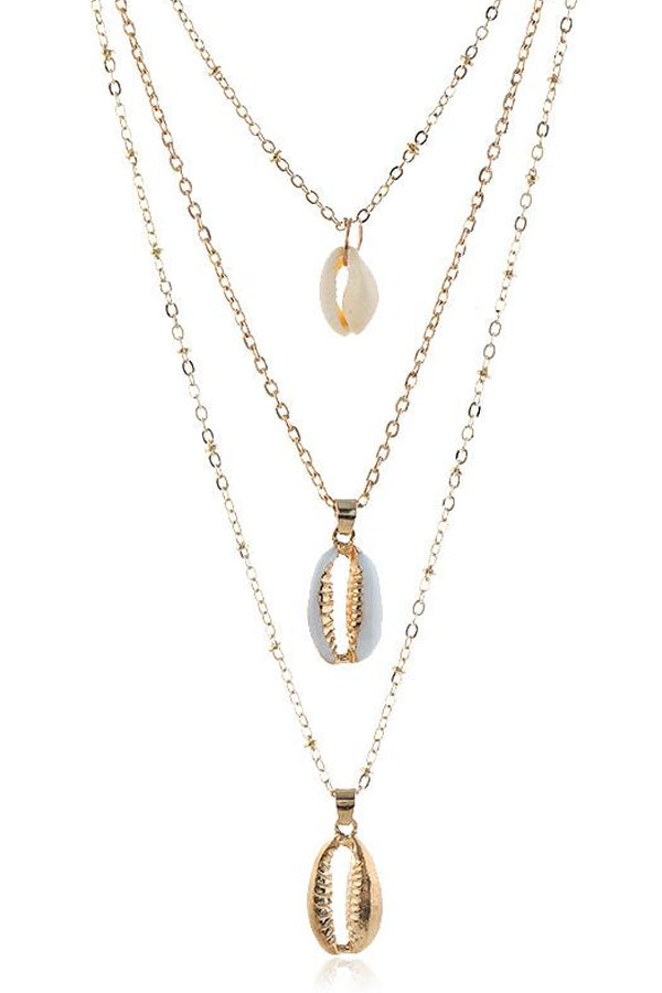 Modishshe Bohemian Multi-layer Hollow-Out Alloy Necklace