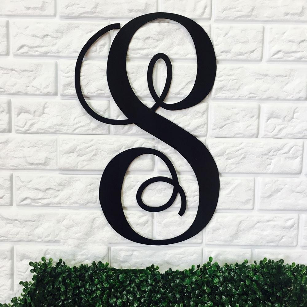 Metal Monogram Letters