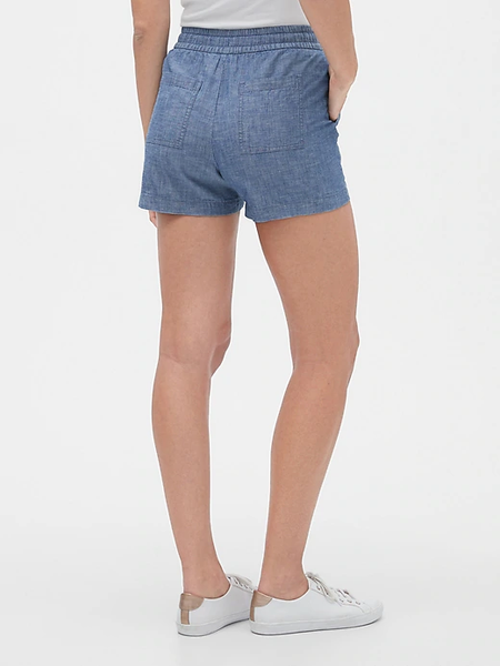 gap chambray shorts