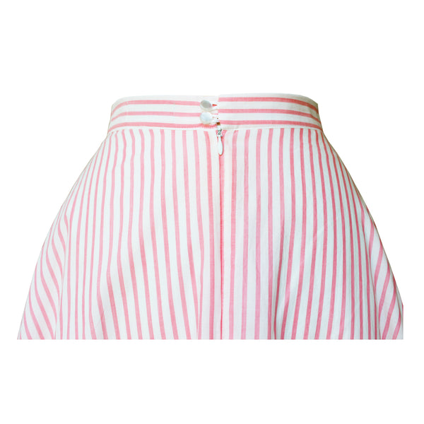 striped skirt pink