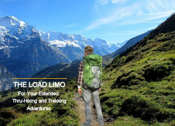 Man hiking with Aarn Load Limo Backpack - Light Hiking Gear