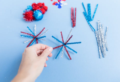 DIY Fireworks Crown Headbands