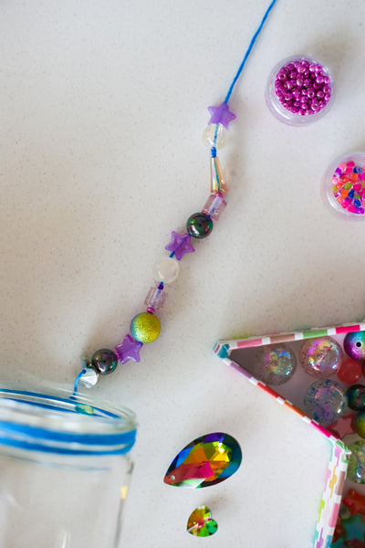 Acrylic Polyester Rainbow Colorful Beads