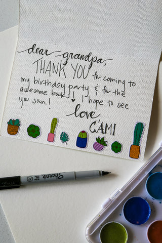 DIY Thank You Cards Step 4