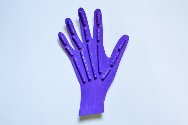 Blue Paper Robotic Hand