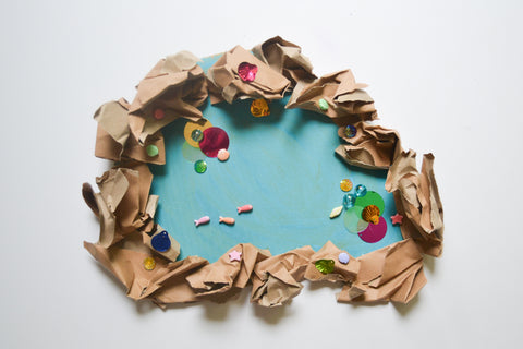 Cardboard Wreath/ Frame · A Paper Wreath