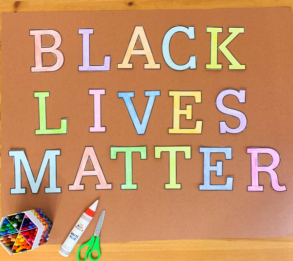 DIY Black Lives Matter Sign