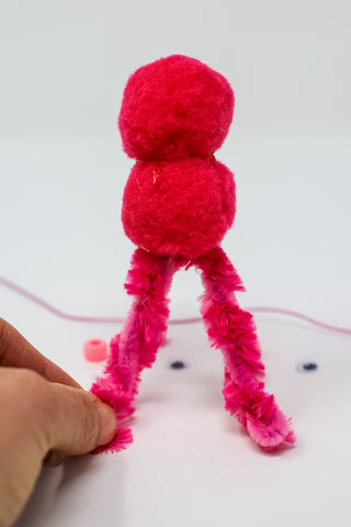 Add Legs + Feet With Pom Pom