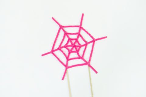 Spiderweb Cake Toppers Step 4