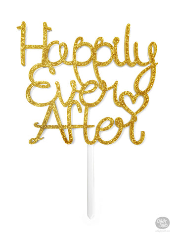 Happily Ever After - Custom Cake Topper