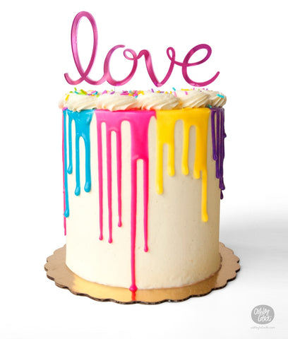 Love - Cake Topper - Jenna Rae Cakes