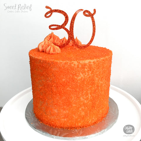 # 30 - Cake Topper - Sweet Relief Pastries